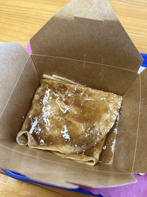 Maple butter crepe  at Dessert Directory in Vancouver