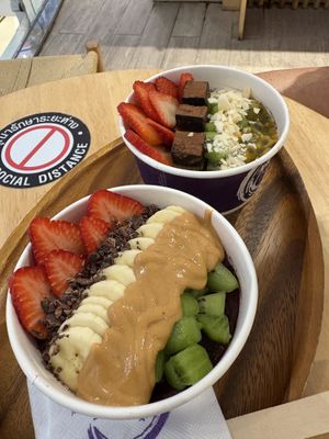 Açaí bowls  at MAKAI - Central World in Bangkok