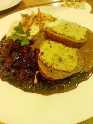 Seitan steak at Viasko - Bar und Restaurant in Berlin