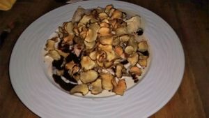 Chicon chips and sauce at Viasko - Bar und Restaurant in Berlin