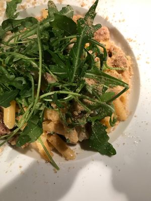 Vegan carbonara  at Viasko - Bar und Restaurant in Berlin