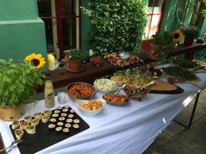 Viasko summer buffet 2 at Viasko - Bar und Restaurant in Berlin