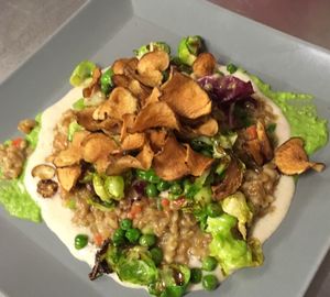 Grünkern Risotto at Viasko - Bar und Restaurant in Berlin