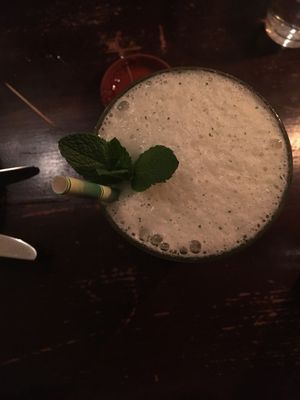 Cocktail with non-plastic straw! :) at Viasko - Bar und Restaurant in Berlin