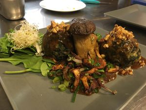 Pilzknödel at Viasko - Bar und Restaurant in Berlin