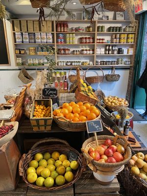 The fruits, vegetables and Italian products. at Galioto's Delicatessen in New York City