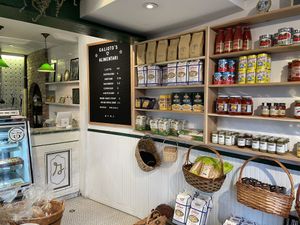 The coffee menu. at Galioto's Delicatessen in New York City