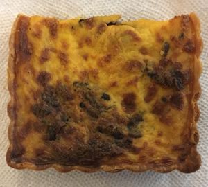 Mushroom quiche. at Galioto's Delicatessen in New York City