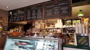 Deli counter at Galioto's Delicatessen in New York City