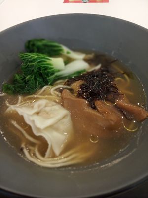 Truffle broth la mian without the egg $9.80 at Grove 素林 - Canberra in North Singapore