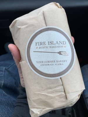 That’s the size at Fire Island Rustic Bakeshop in Anchorage