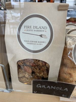 Vegan granola at Fire Island Rustic Bakeshop in Anchorage