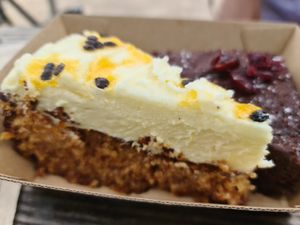 Carrot cake at GROW in Anglesea