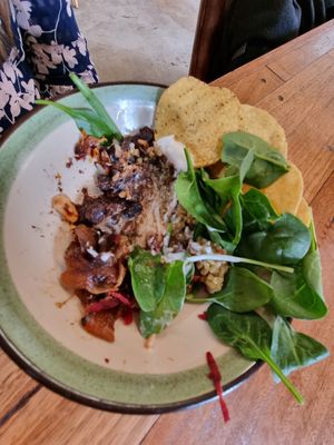 Already started eating! at GROW in Anglesea