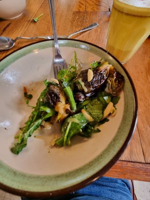 Tasty roast Brussels sprout salad at GROW in Anglesea