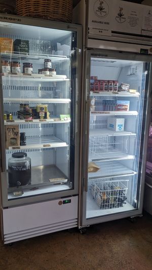 Alternatives fridge at GROW in Anglesea