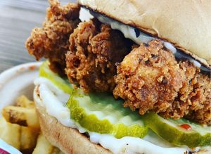 sandwich at Project Pollo in Austin