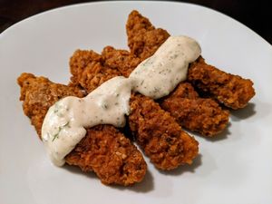 Buffalo Chikn Strips at Project Pollo in Austin
