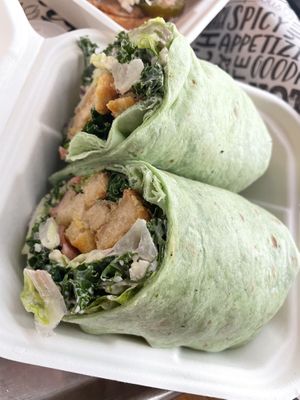 Chick ceasar wrap  at Project Pollo in Austin