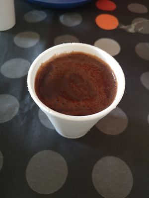 Chocolate vegano. at Xurreria Roberts in Terrassa