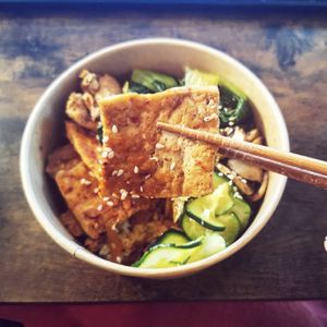 Marinated Tofu at Fat Baby in Aachen