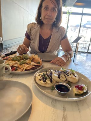 Nachos and pancakes !  at Astoria Bistro Botanique in Gatineau