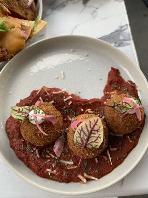 Arancini  at Astoria Bistro Botanique in Gatineau