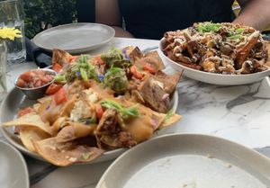 Nachos and kimchi fries (GET THESE)  at Astoria Bistro Botanique in Gatineau
