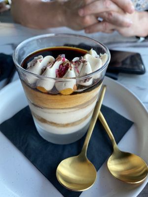 Amazing Tiramisu!!! at Astoria Bistro Botanique in Gatineau