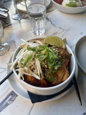 Vegan pad Thai   at Astoria Bistro Botanique in Gatineau