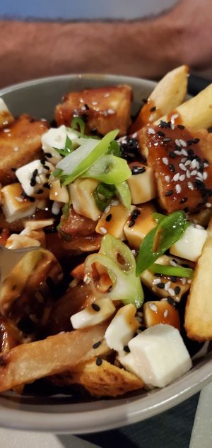 Poutine général TSO at Astoria Bistro Botanique in Gatineau