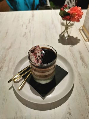 Tiramisu at Astoria Bistro Botanique in Gatineau