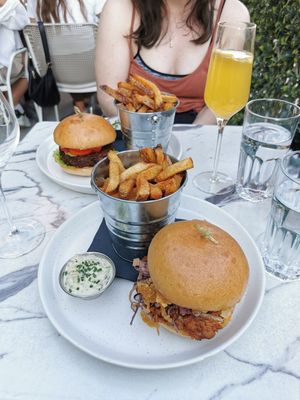 Pulled pork burger at Astoria Bistro Botanique in Gatineau