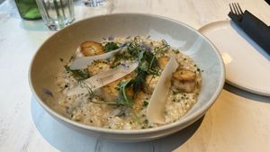 Scallop Risotto   at Astoria Bistro Botanique in Gatineau