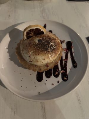 Lemon tart  at Astoria Bistro Botanique in Gatineau