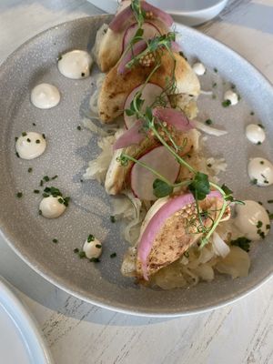 Pierogis   at Astoria Bistro Botanique in Gatineau