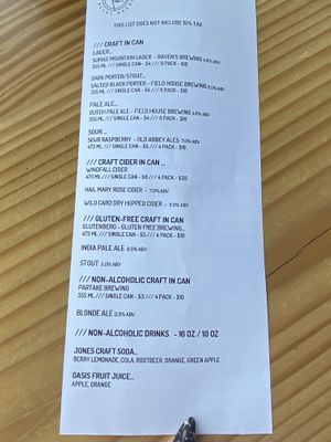 drinks  at BRGR BRGR in Abbotsford