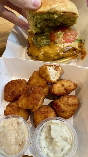 Fiesta Burger & spicy nugz   at PLNT Burger in Mclean