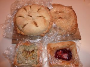Pot pie, kolaches at Sinfull Bakery in Houston
