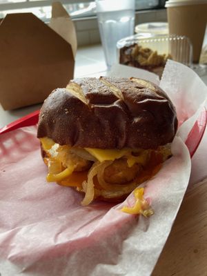 Chicken and bacon sandwich   at Sinfull Bakery in Houston