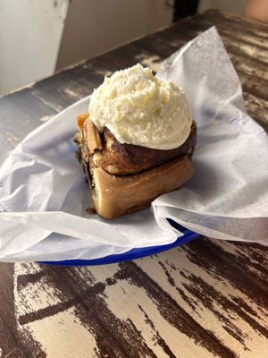 Cinnamon roll  at Sinfull Bakery in Houston