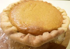 Small sweet potato pie at Sinfull Bakery in Houston