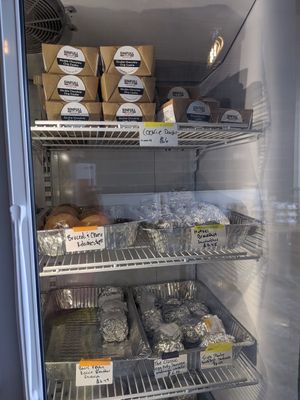 Grab & go cooler case at Sinfull Bakery in Houston