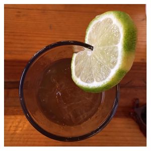 Iced Jazmin Tea at UNO Japanese Noodles in Tulum