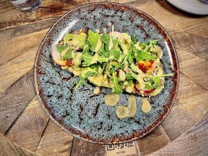 Vegan avocado toast at Boutik in Lisbon