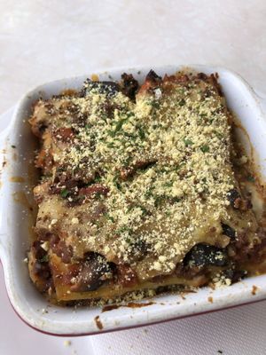 Lasagna  at Sarah's Sisters in Semaphore