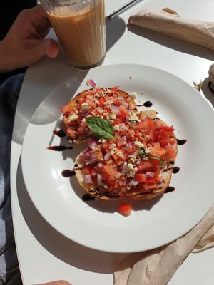 Bruschetta at Sarah's Sisters in Semaphore