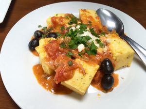 Gnocchi Polenta at Sarah's Sisters in Semaphore