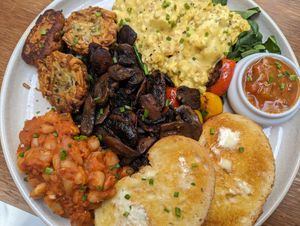 Big brekkie at Sarah's Sisters in Semaphore