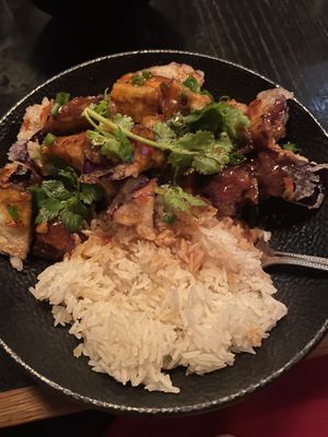 Fried eggplant  at Old Thousand in Austin